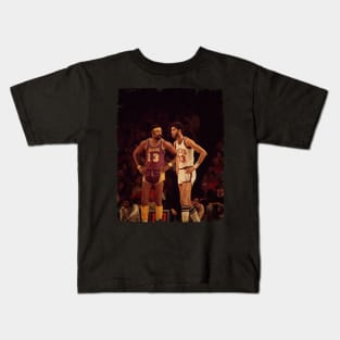 Wilt Chamberlain vs Kareem Abdul Jabbar Kids T-Shirt